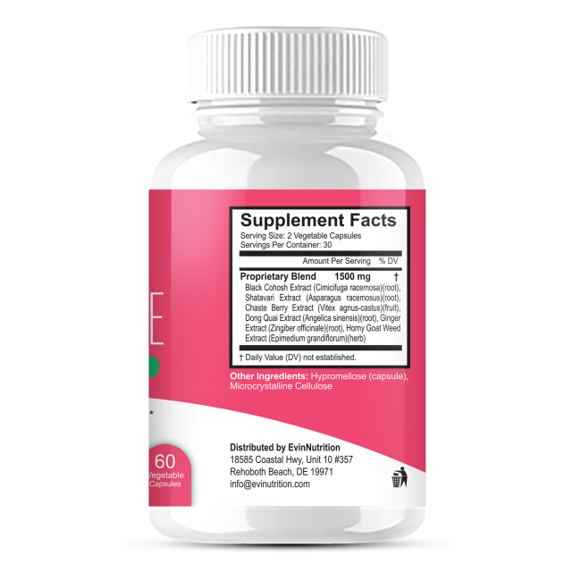 Evinutrition Estrobalance Capsule for Women - Menopause Mood and Energy Support - Restores Healthy Estrogen Levels - Image 4